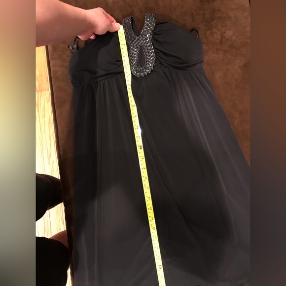 BXC Cocktail, Halter Top Stretch Black Dress Size Small Good Condition. - Picture 8 of 11